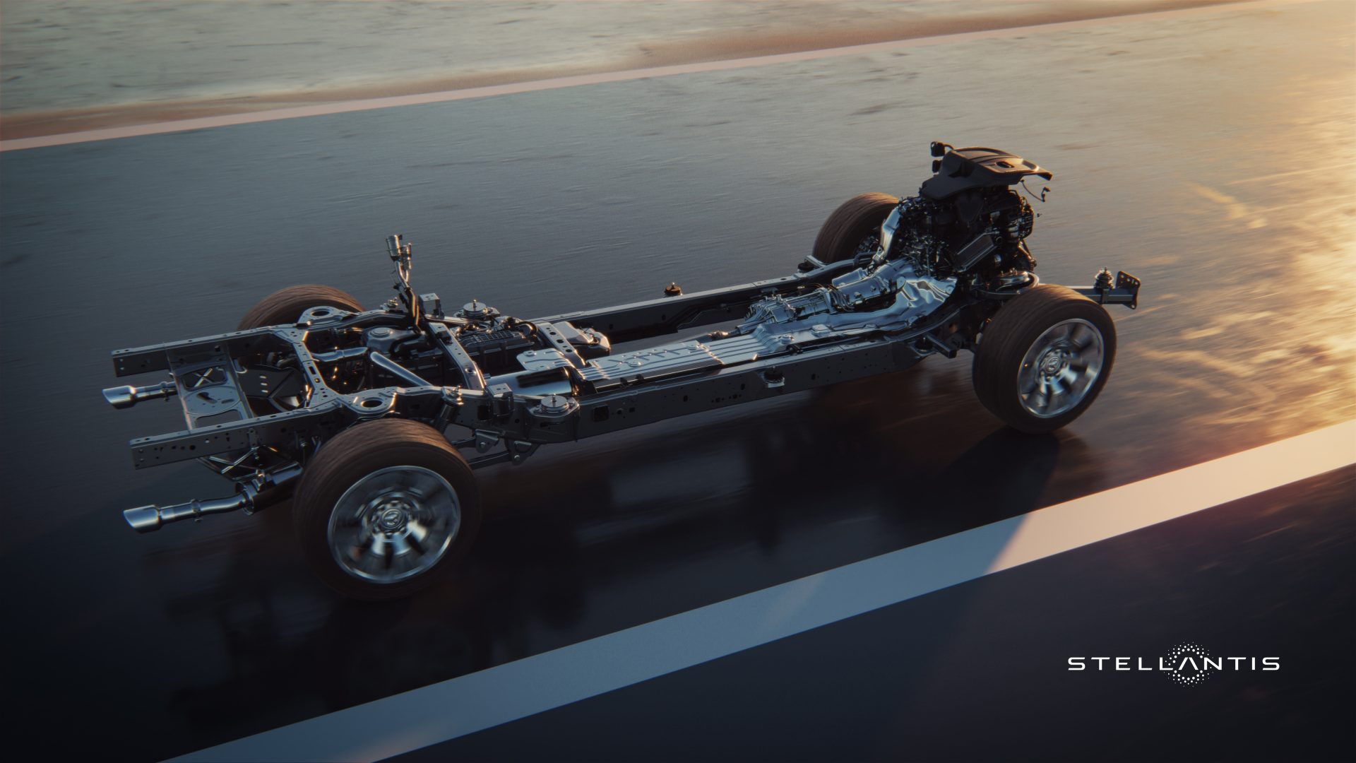 Nueva plataforma STLA Frame para Todo caminos y Pick-ups