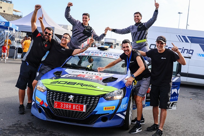 Nueva victoria de Giovanni Fariña en Peugeot Rally Cup Ibérica